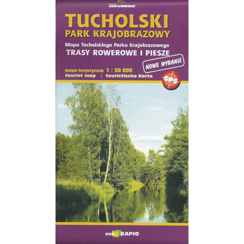 Tucholski Park Krajobrazowy - mapa - okładka