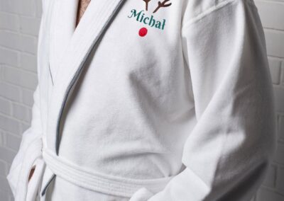 Świąteczny szlafrok Z IMIENIEM dla niego